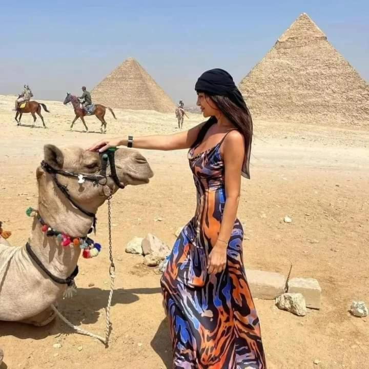Mesho Falcon Pyramids View Inn Kafret el-Gabal Dış mekan fotoğraf